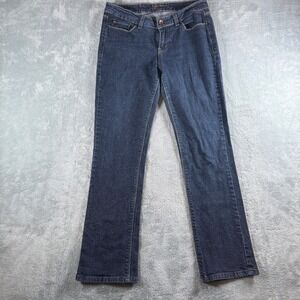 Ruff Hewn Womens‎ Indigo Bootcut Denim Jeans Size 8 Blue Stretch Mid Rise